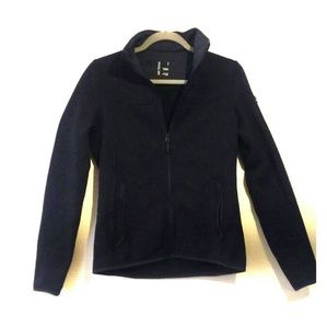 Arcteryx navy blue fleece covert cardigan